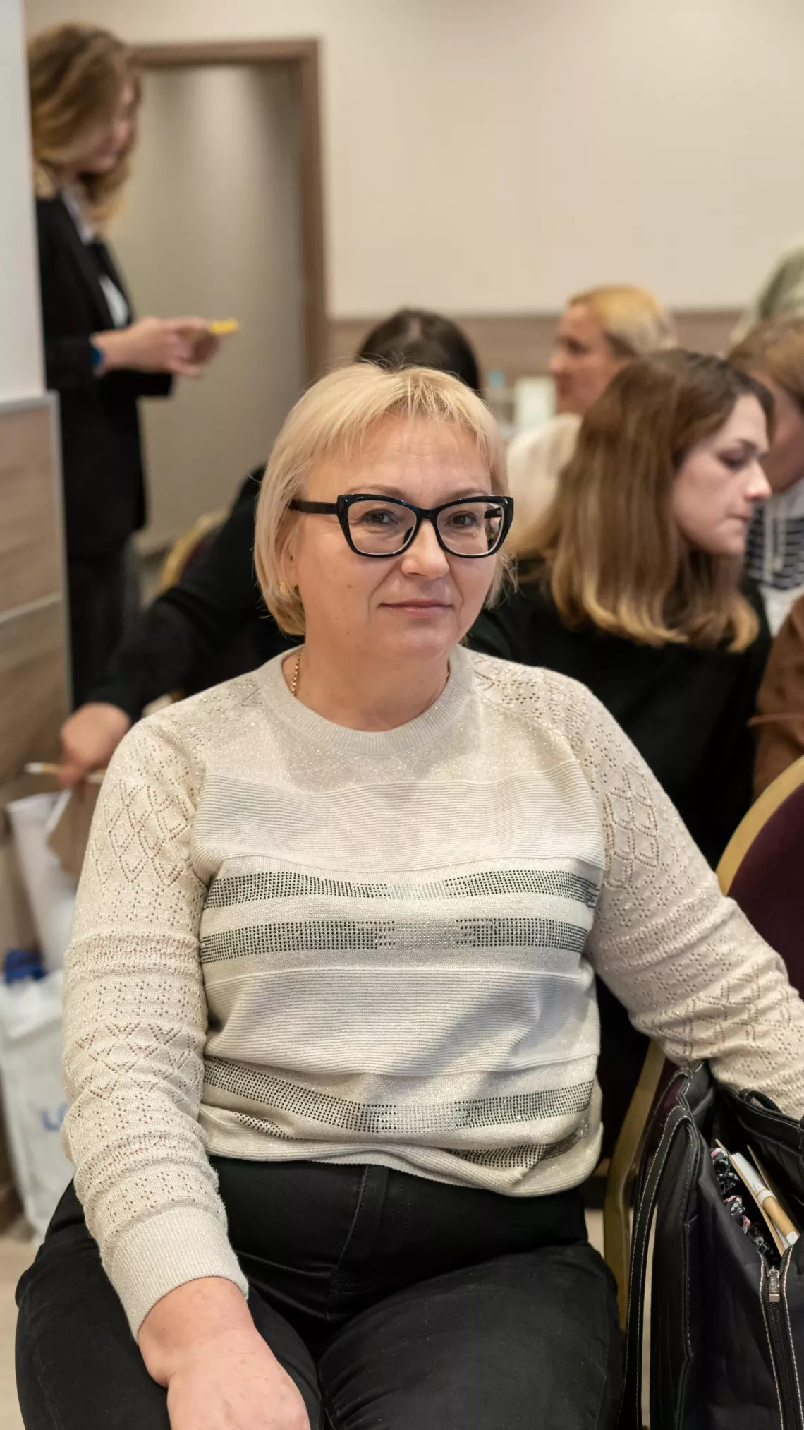 Tetiana Kryvoshienko, a senior nurse