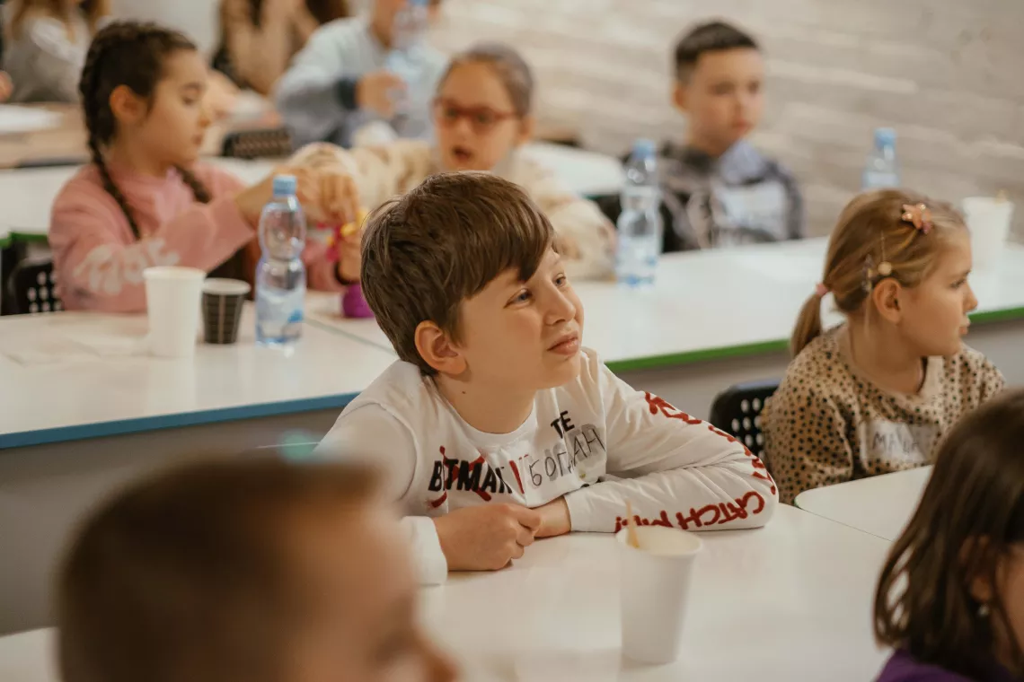 4th grade pupil Bohdan, 9 years old