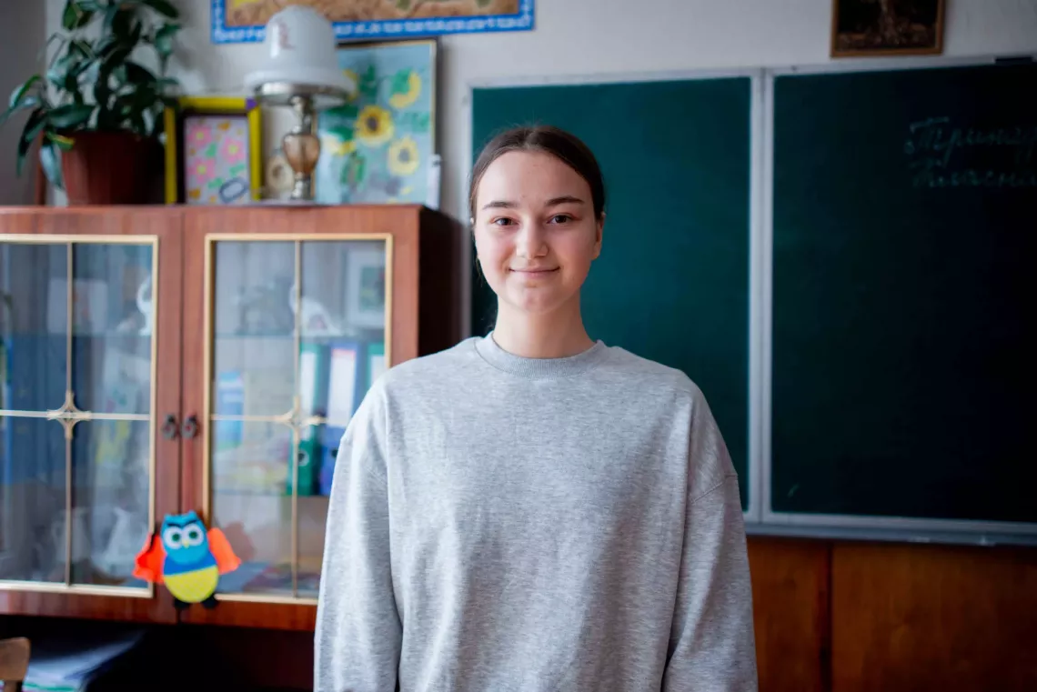 Taisiia, 9th grade student