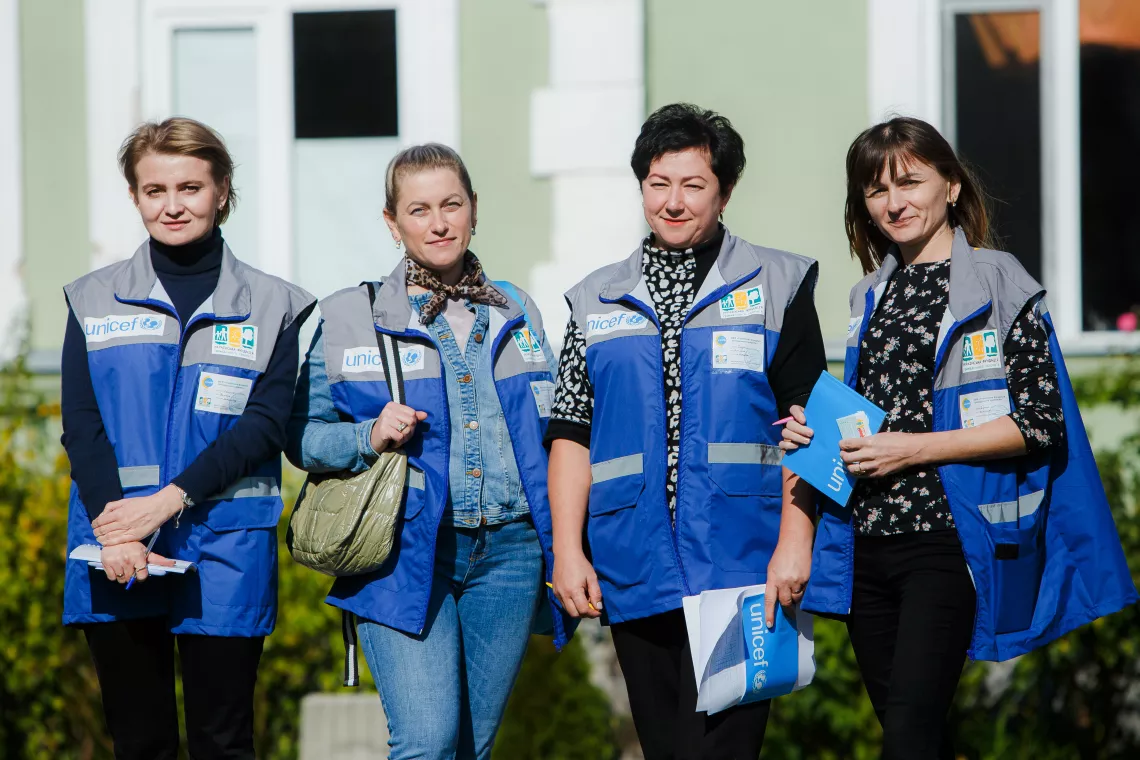Мобільна бригади ЮНІСЕФ у Виноградові