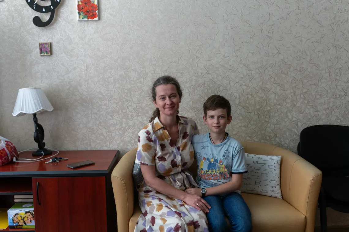 10-річний Женя з мамою Наталкою