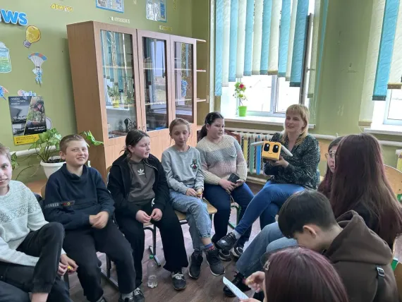 Meeting of the School Volunteering Club of the Ovlashi Gymnasium