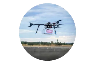Dron volando
