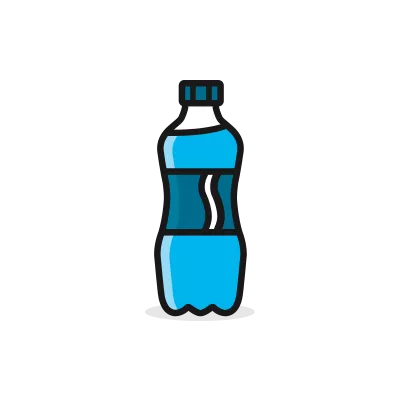 &Iacute;cono de botella de refresco