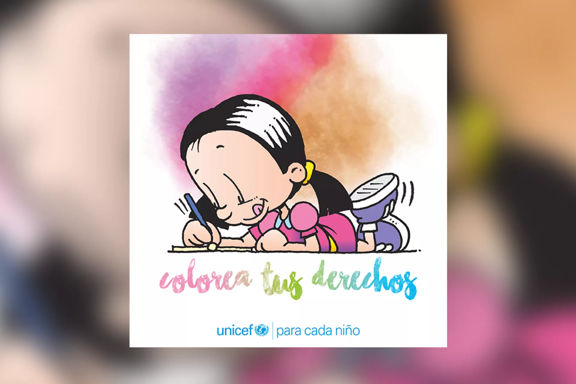 Tapa de librillo "Colorea tus derechos"
