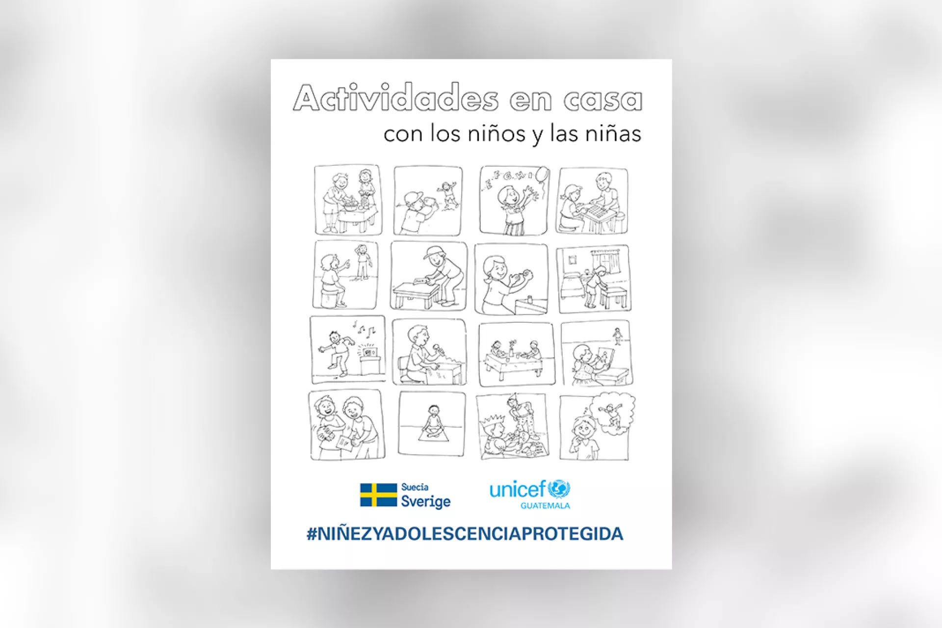 Actividades en casa con los ni&ntilde;os y las ni&ntilde;as