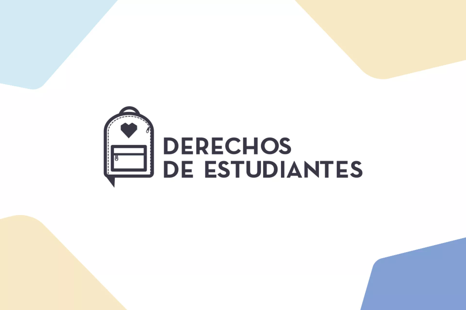 Gr&aacute;fica con el logo de "Derechos de Estudiantes"