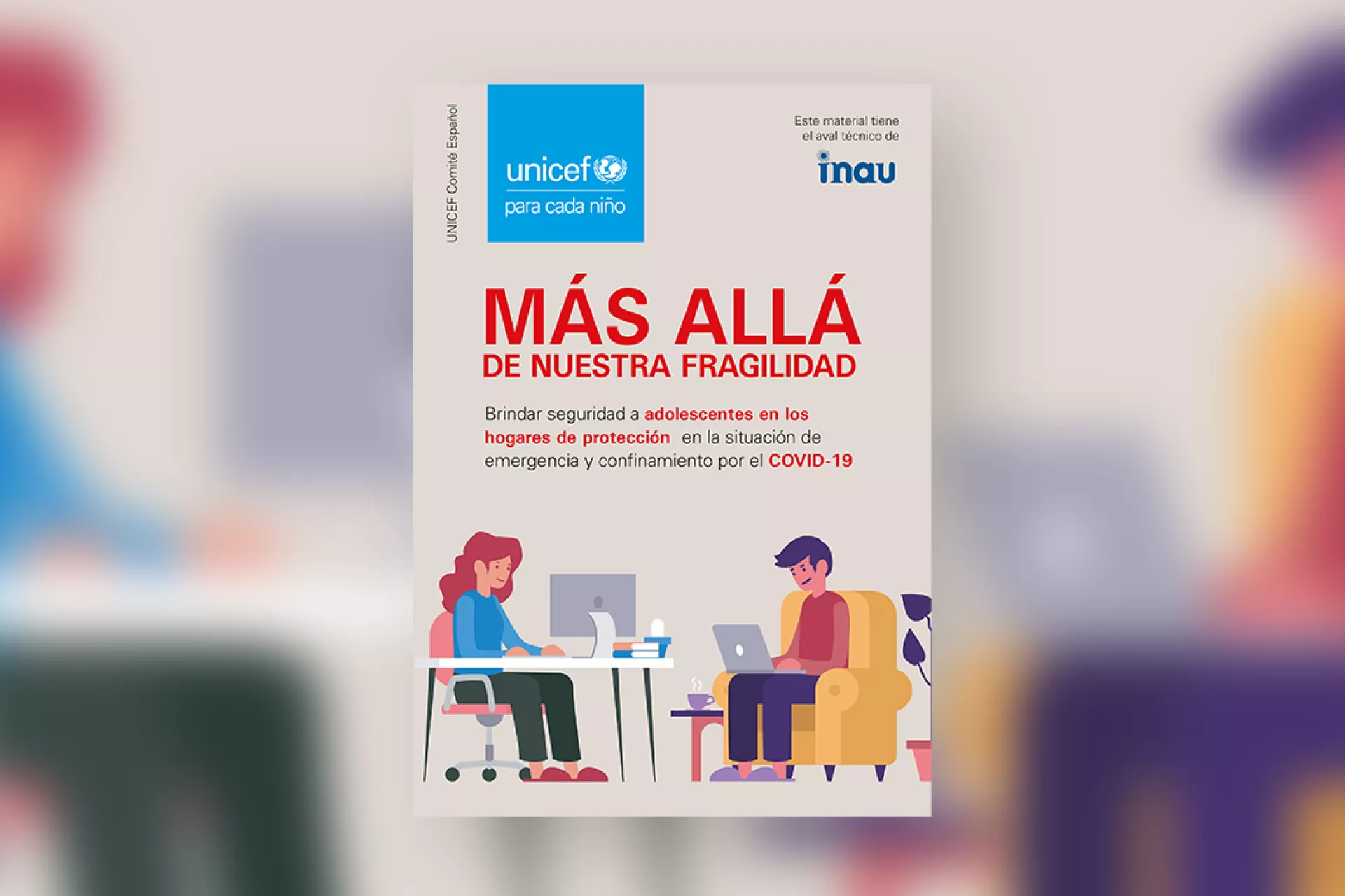 Tapa de gu&iacute;a "M&aacute;s all&aacute; de nuestra fragilidad", enfocada en adolescentes