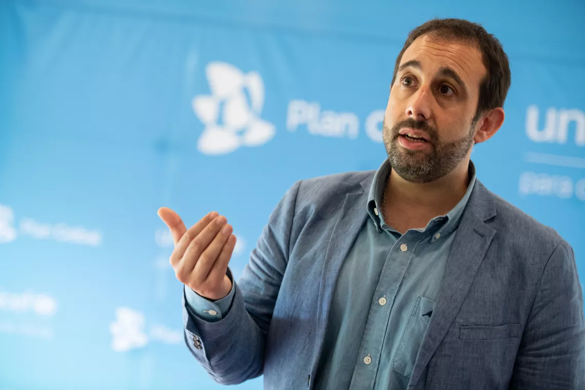 Leandro Folgar, presidente de Folgar hablando