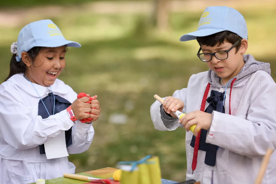 Ni&ntilde;os en el segundo Congreso de Educaci&oacute;n Inclusiva