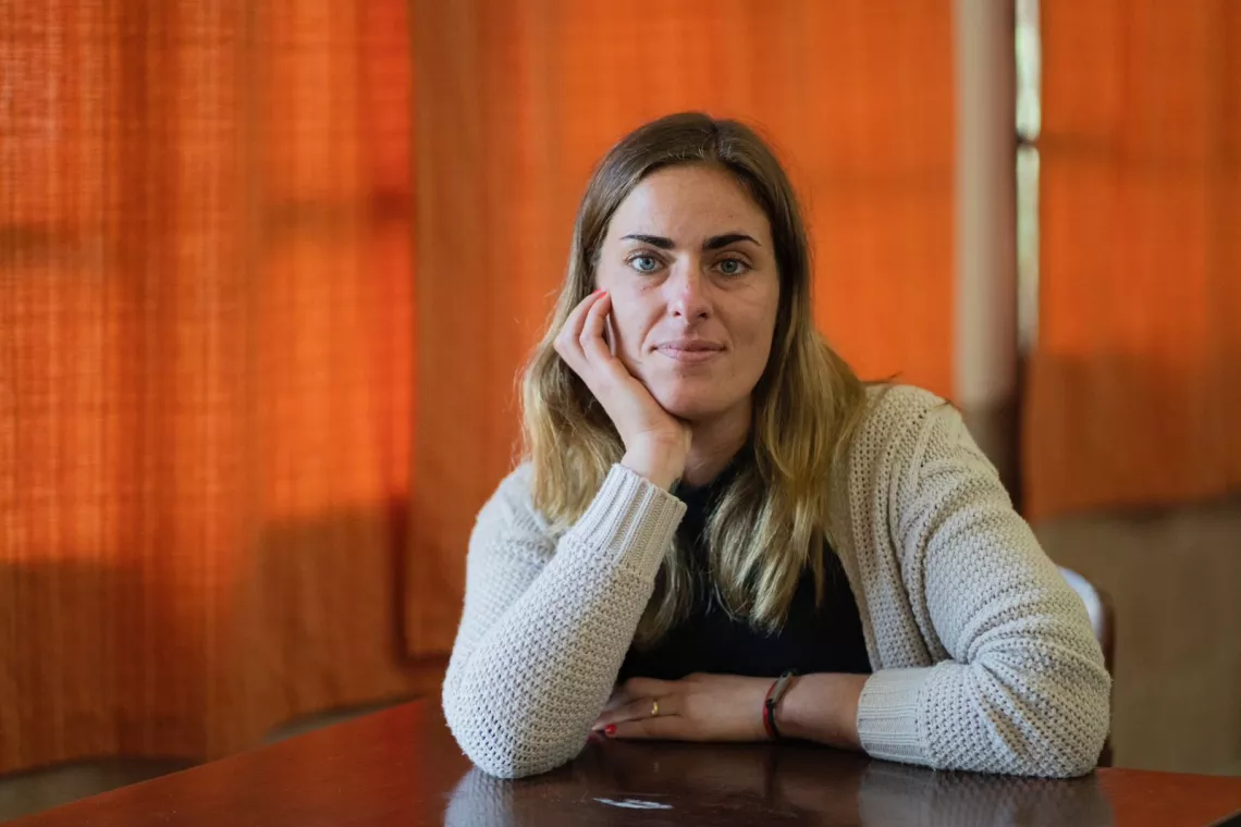 Florencia Sardi&ntilde;a, maestra de apoyo itinerante