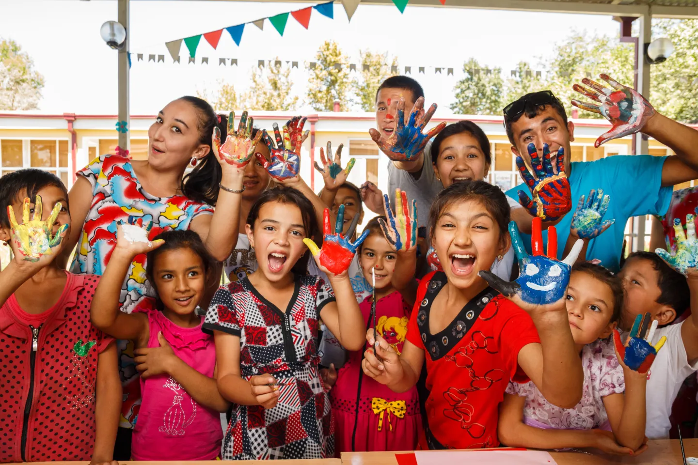 children at a fair