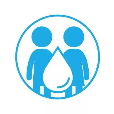Water, sanitation and hygiene icon
