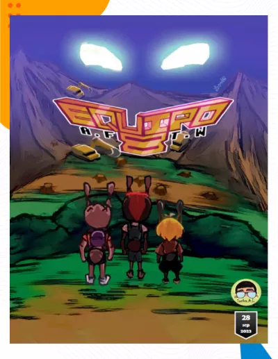Portada de la historieta Equipo 8