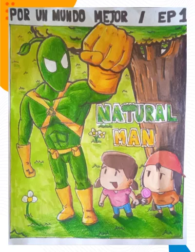 Portada de la historieta Natural Man