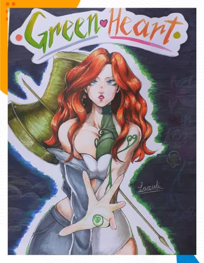 Portada de la historieta Green Heart