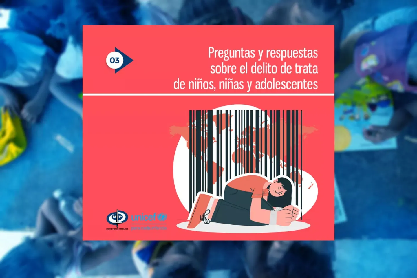 Portada de la publicaci&oacute;n gu&iacute;a de preguntas y respuestas sobre el delito de trata de ni&ntilde;os