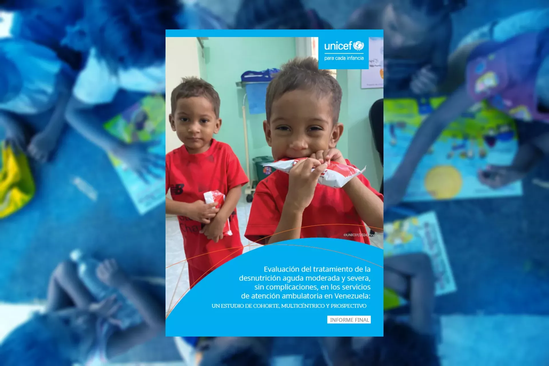 Portada del informe evaluaci&oacute;n del tratamiento de la desnutrici&oacute;n aguda moderada y severa no complicada