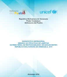 Diagn&oacute;stico Defensorial medidas No privativas de libertad Sistema Penal de Responsabilidad de Adolescentes