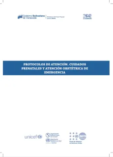 Protocolos de atenci&oacute;n. Cuidados prenatales y atenci&oacute;n obst&eacute;trica de emergencia