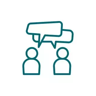 Icon of conversation