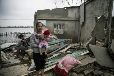 Caring for my visually impaired children during floods 