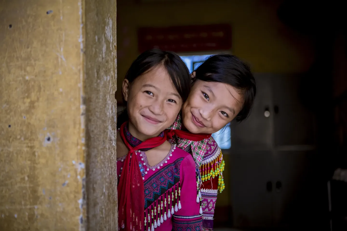Children in a remote ethnic minority community in northern Viet Nam, where improved access to education helps ensure every child can learn and thrive.