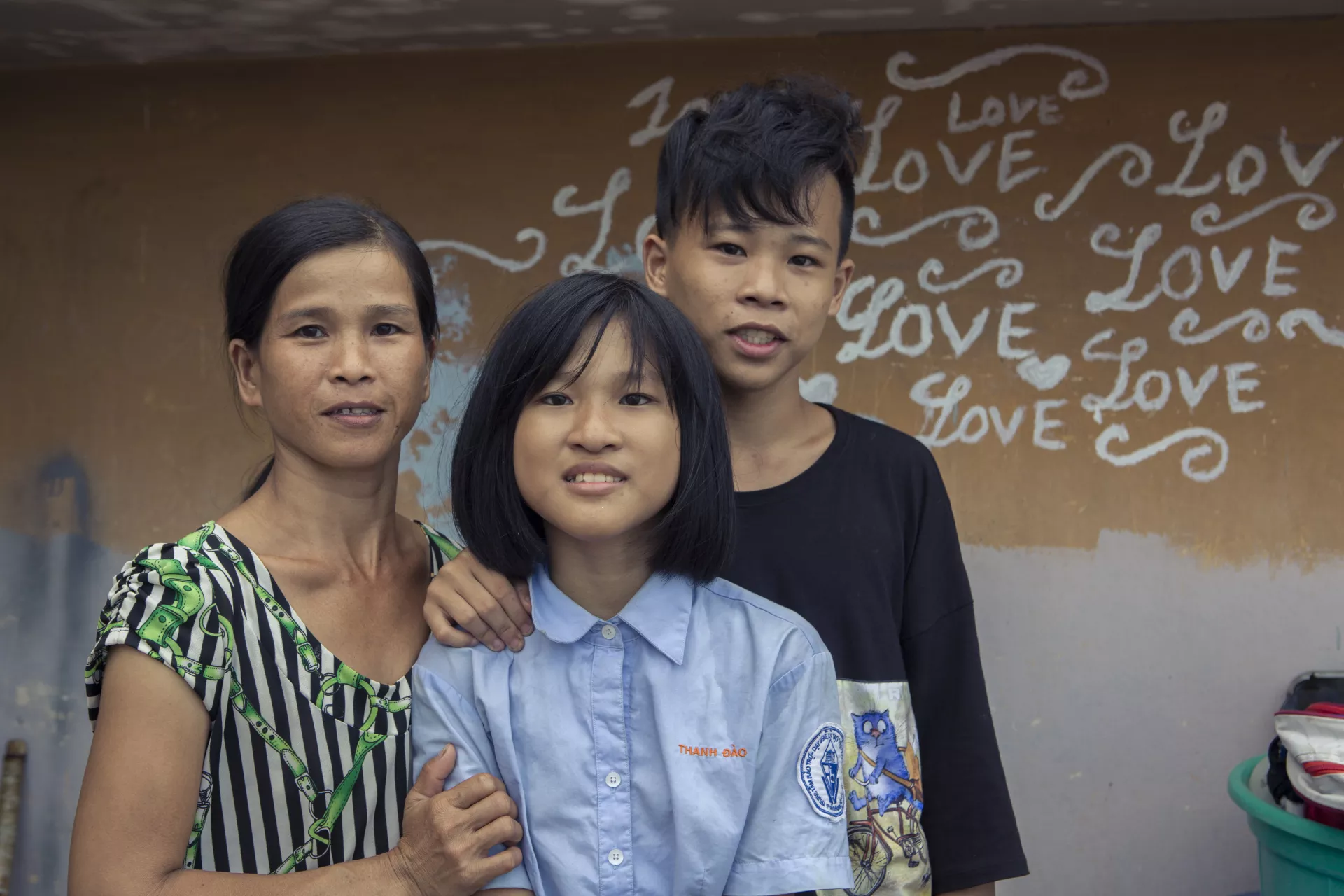 Ho Thi Thanh Dao, a 14-year-old girl with intellectual disabilities in Ho Chi Minh city.