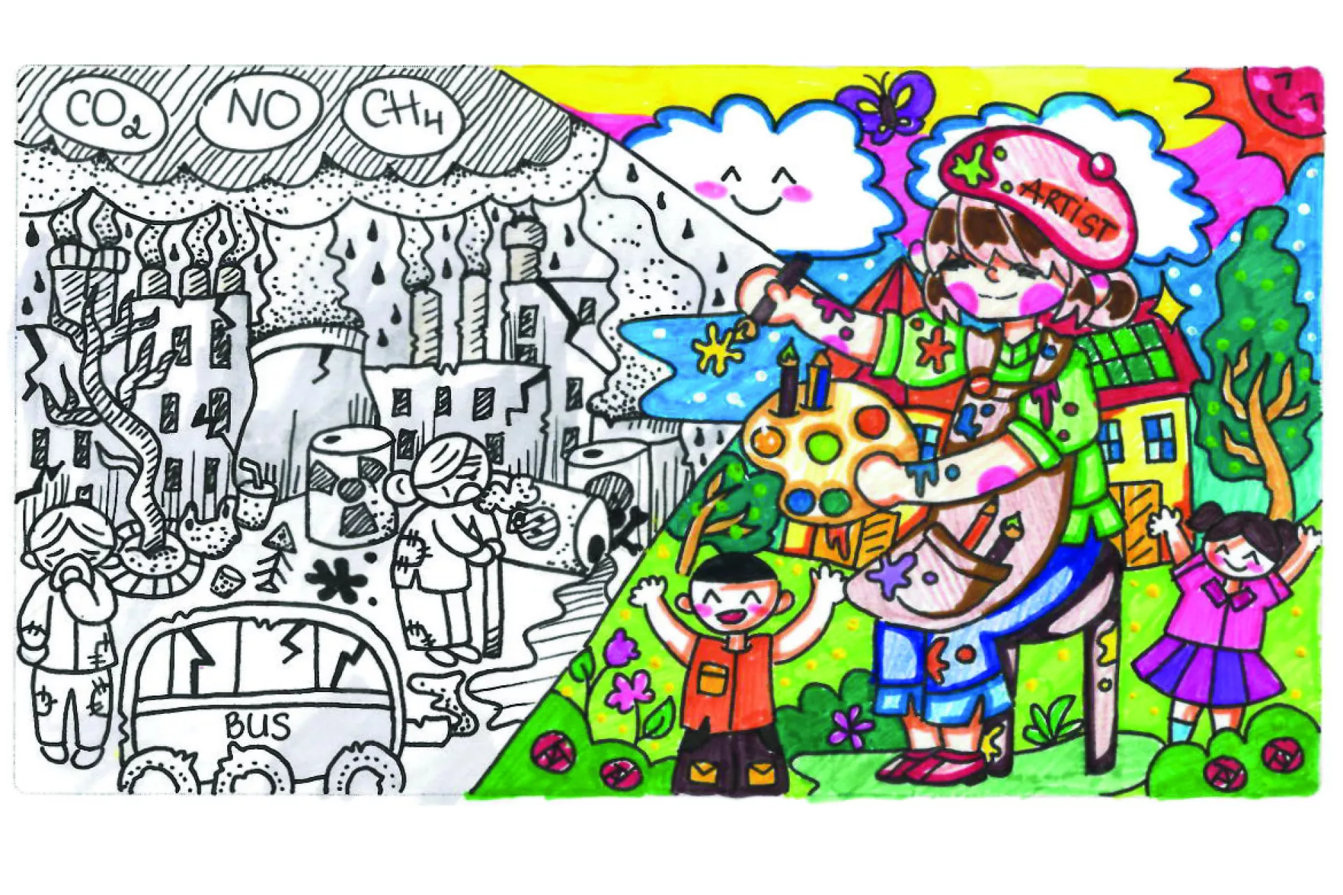 Comic Super Artist to help fight climate change
