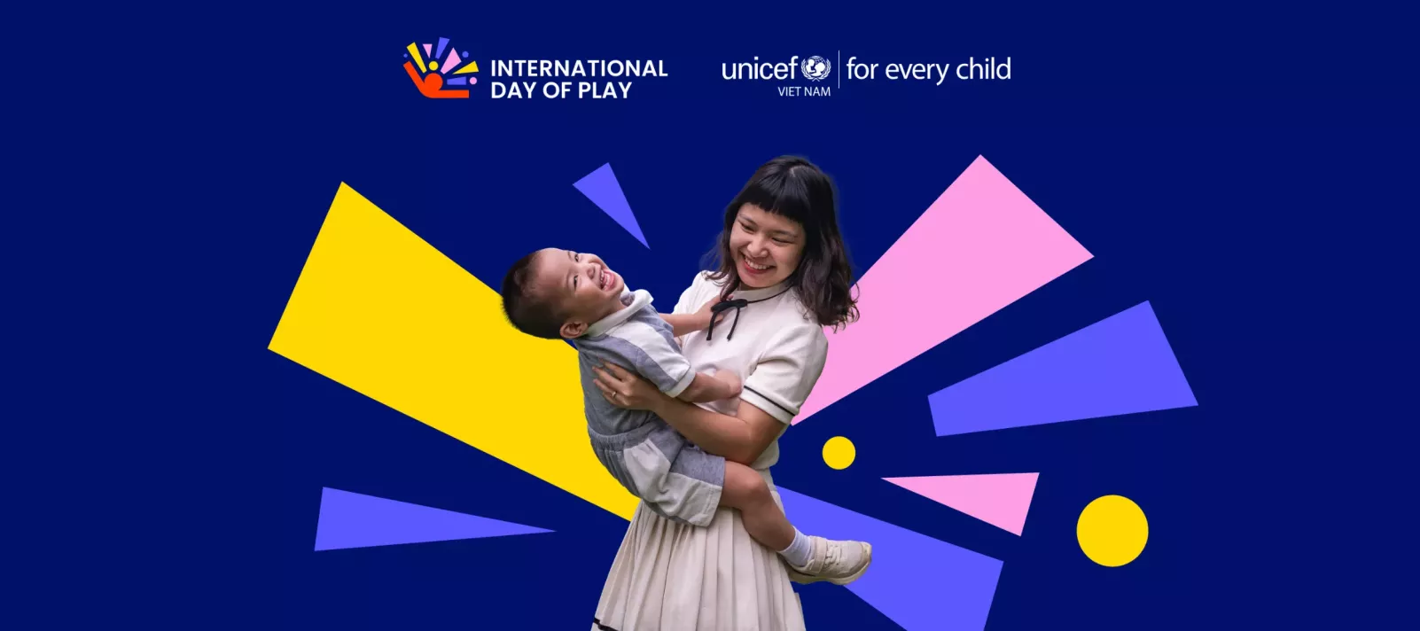 Mother playing with her child