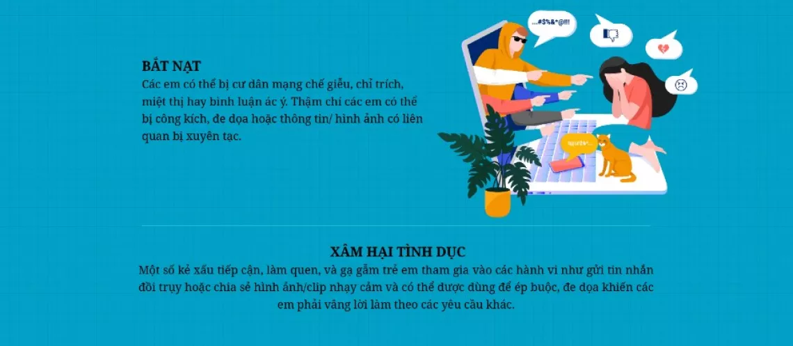 Những điều cần biết để bảo vệ trẻ em v&agrave; người chưa th&agrave;nh ni&ecirc;n trong kh&ocirc;ng gian mạng (Blue heart) - page 4