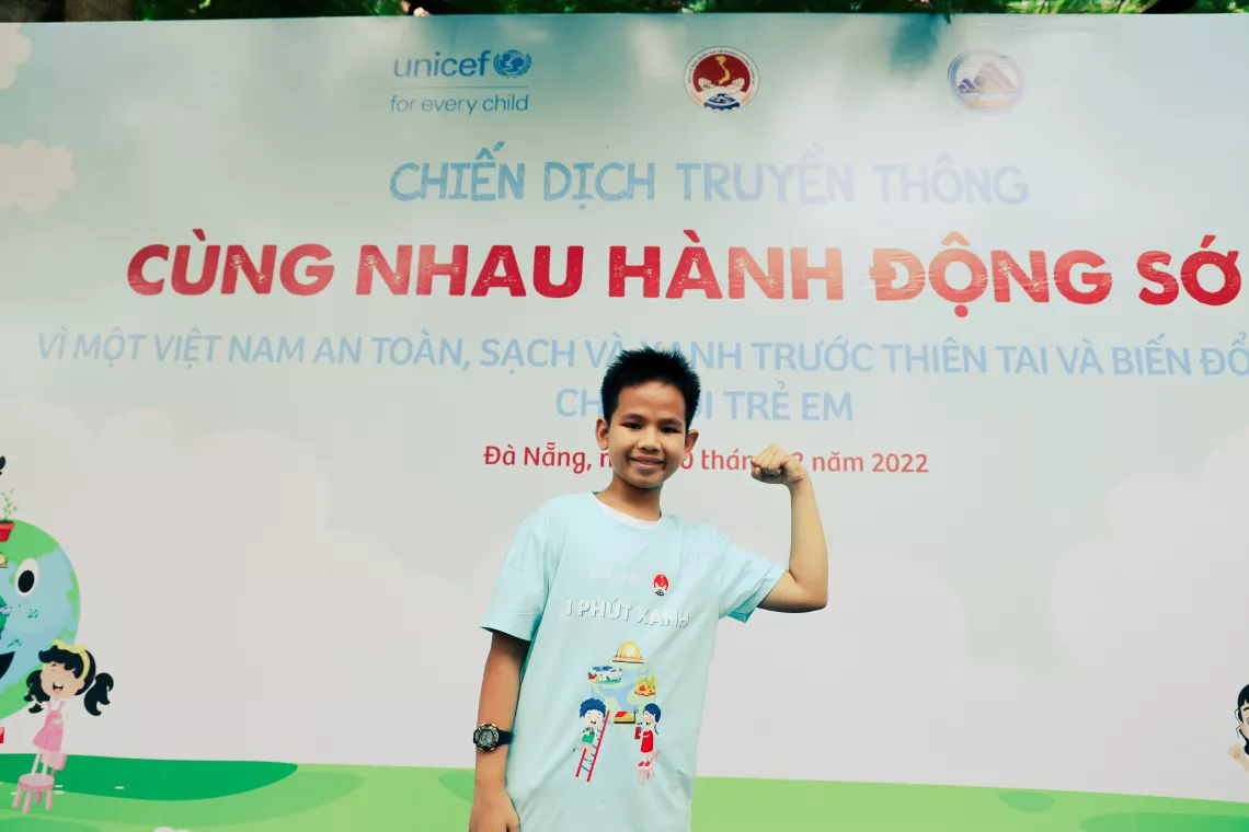 Nguyen Viet Nhat loves film making with a mobile phone. 