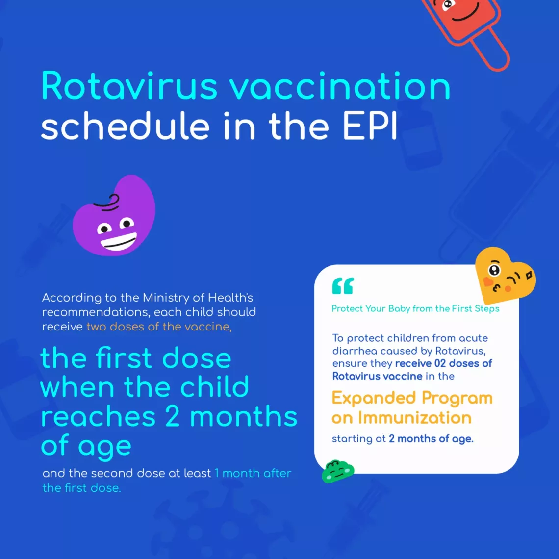 Rotavirus vaccinations schedule