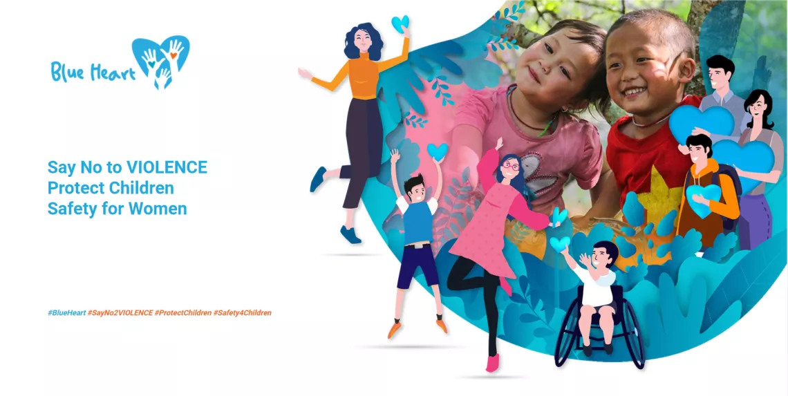 Blue Heart: Viet Nam is joining hands to protect children and women