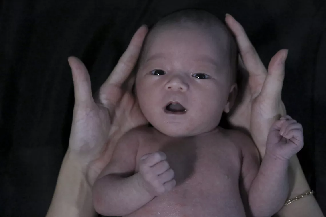 Firs Baby Boy of 2020 of father A Ho and mother YO from Liem Rang, Kon Rieng, Dak Choong, Đak Glei, Kon Tum.