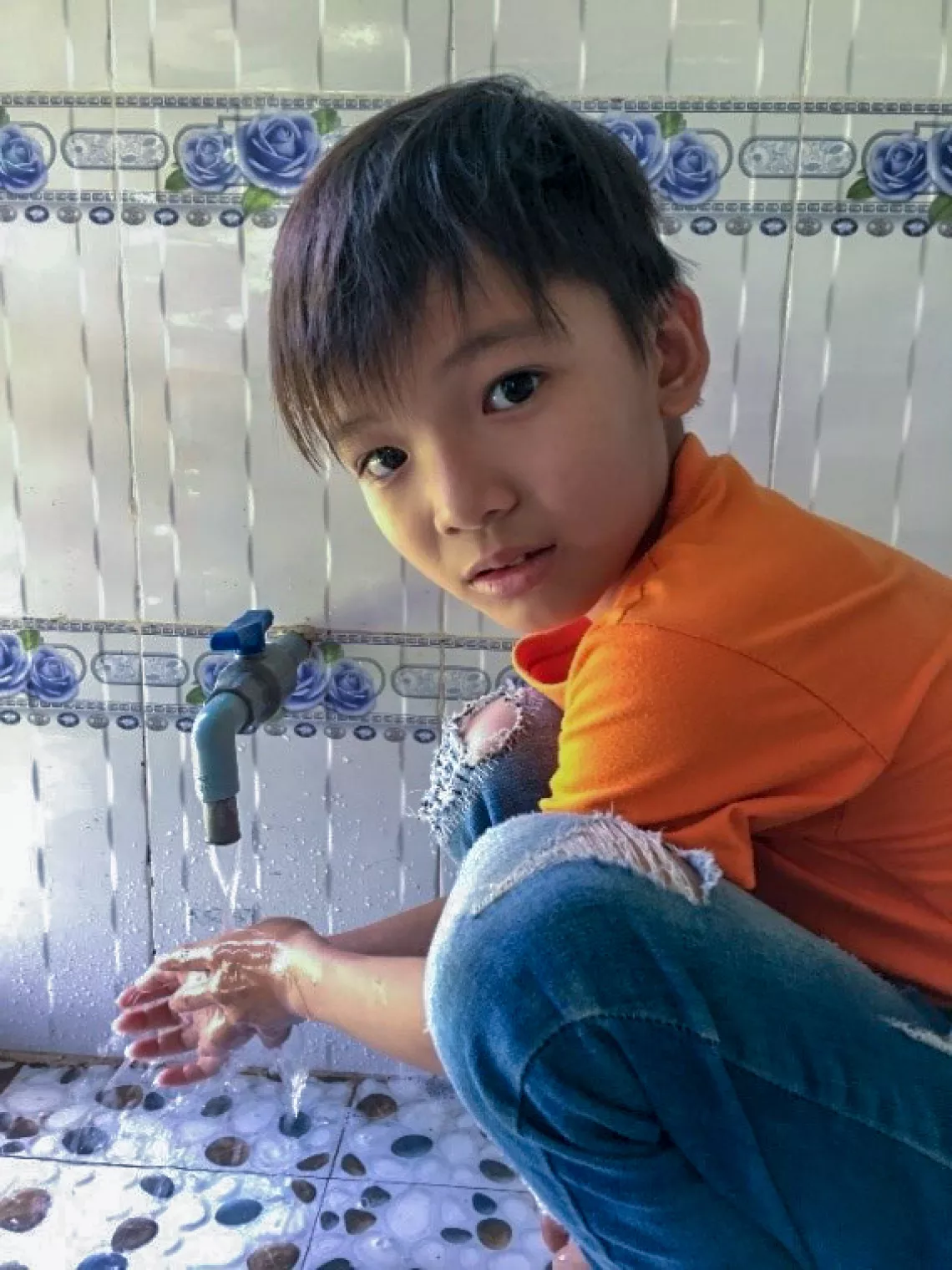 Lương Gia Huy đ&atilde; xem việc rửa tay bằng x&agrave; ph&ograve;ng l&agrave; việc cần l&agrave;m mỗi ng&agrave;y