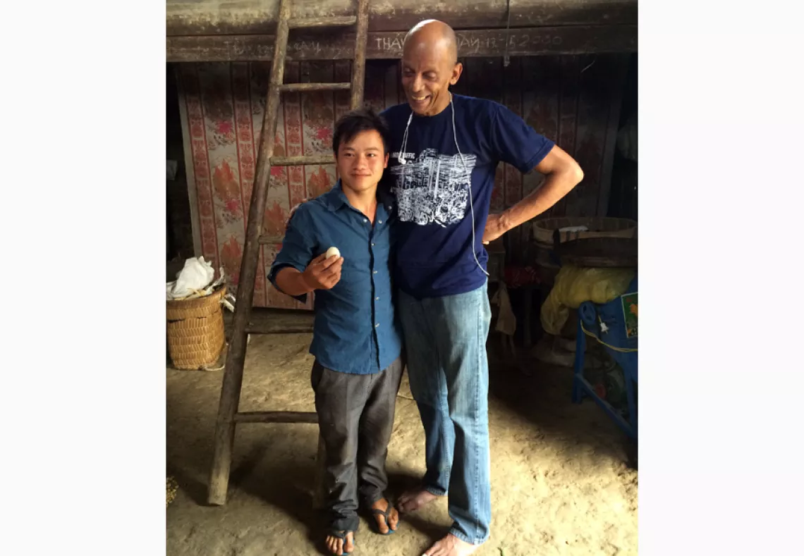 At 5 foot 11, my husband towers over Giang Seo Dan&rsquo;s father