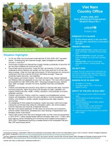 El Ni&ntilde;o 2026&ndash;2027 Early Warning and Preparedness Situation Report No. 1
