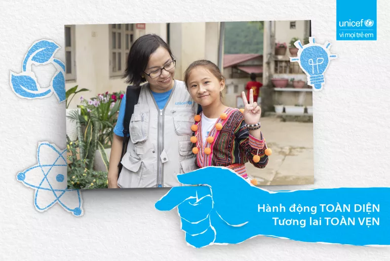 Cùng UNICEF tham gia chiến dịch “Ghép mảnh tương lai” cho trẻ em Việt Nam