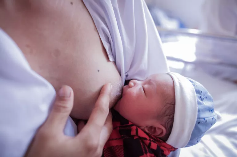 Breastfeeding within an hour after birth is critical for saving newborn lives