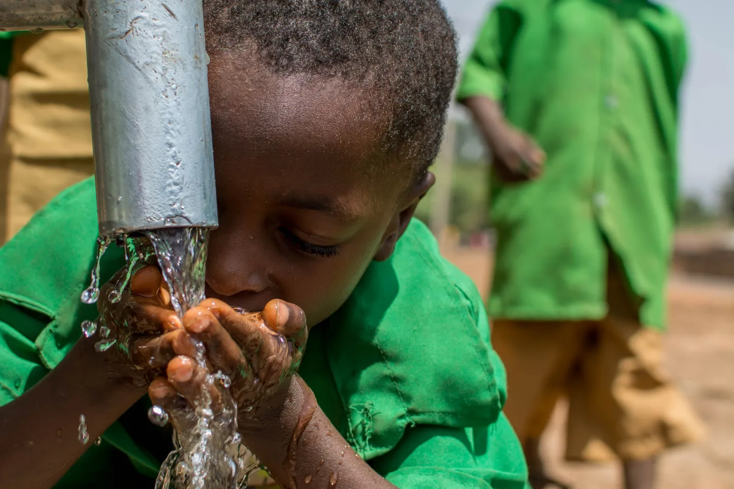 In Nigeria, around 69 million people do not have access to safe water. Many children spend hours every day walking to collect water, sometimes missing out on a chance to go to school.