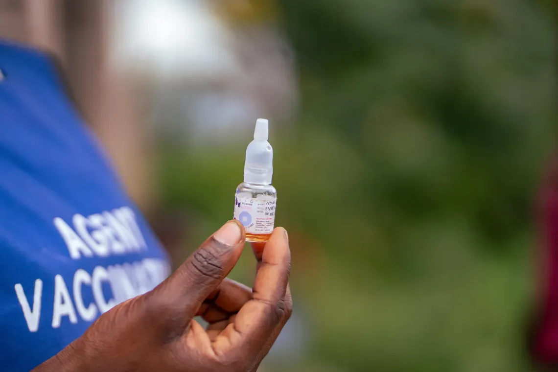 Un flacon de vaccin