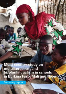 Cover featuring a teacher and students sitting at their desk in their classroom