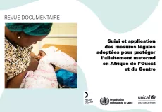 Couverture d'une revue documentaire avec la photo d'une maman allaitant son enfant