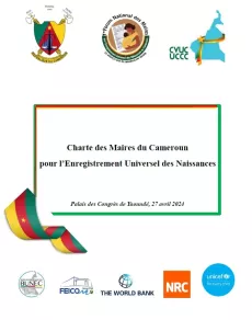 photo de couverture de la charte des maires du Cameroun pour l'enregistrement universel des naissances