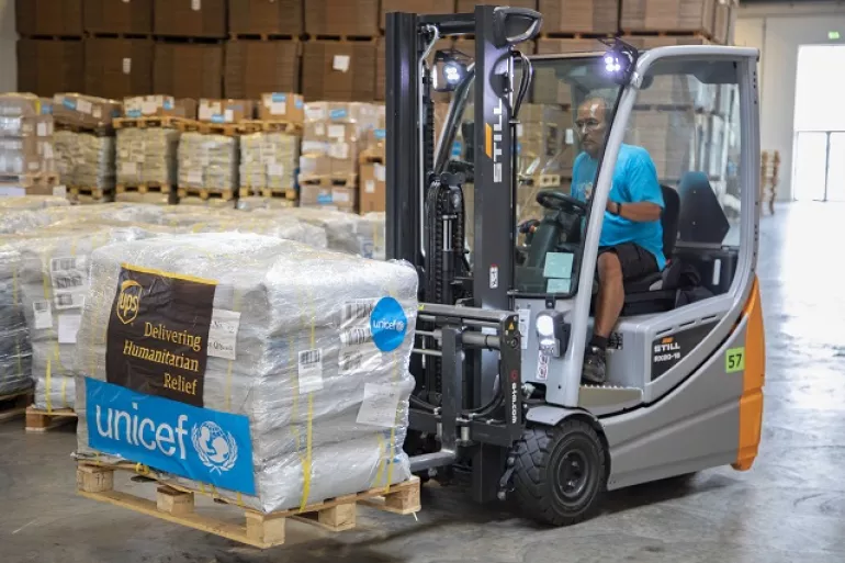UNICEF is shipping additional 90 tons of health, water and sanitation supplies to help contain the latest outbreak of the Ebola Virus Disease (EVD) in the eastern part of the Democratic Republic of Congo (DRC).