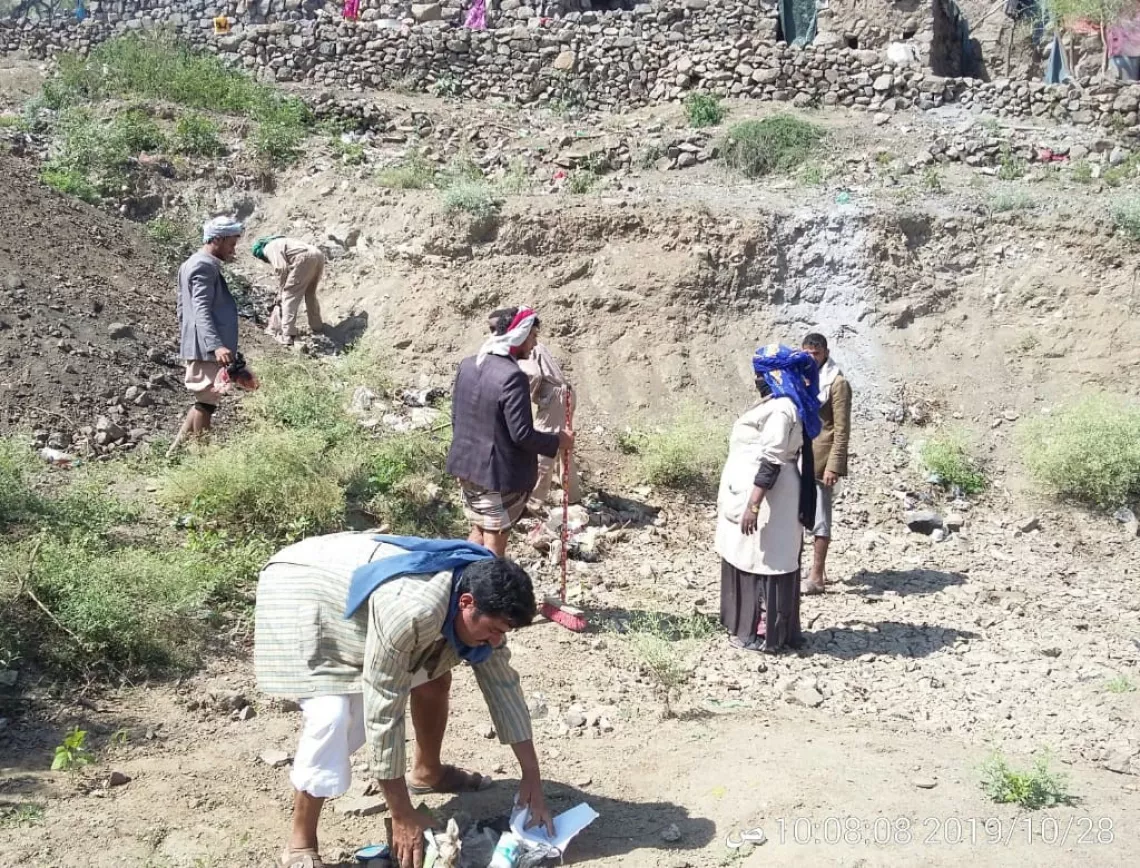 Community cleaning initiatives even extend to farms. Once information is shared and communities are mobilised the uptake of these activities spread