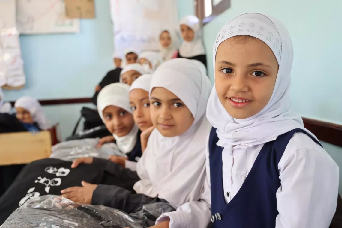 School Bags Spark Ambitions of Yemen’s Children | UNICEF Yemen