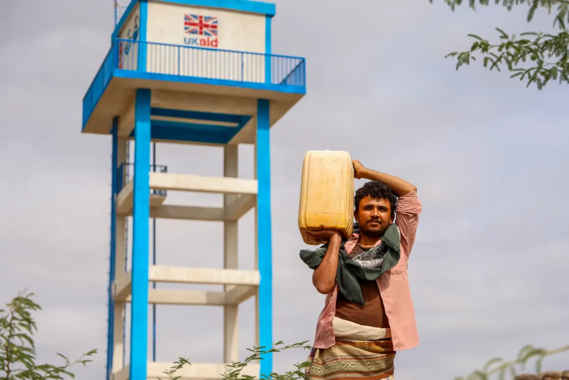 UNICEF solar-powered water projects in Yemen