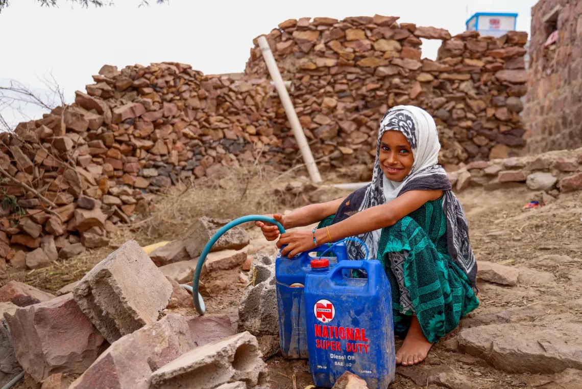 UNICEF solar-powered water projects in Yemen